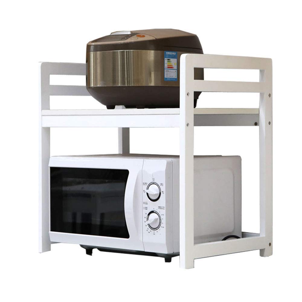 Bjia Estante de cocina Estante de microondas para horno de madera ...