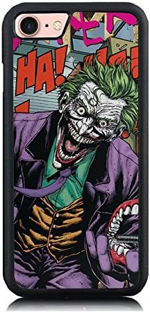 iPhone 8 Plus Case, [Cartoon Killing Joker Design] Soft Silicone & Hard Back Cover [Shock Absorbent] Case for iPhone 8 Plus (iPhone 8plus case)