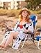 Outdoor Spectator Multi-Position Flat Folding Mesh Ultralight Beach Chair (2-Pack)thumb 2