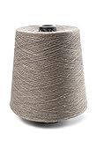 100% Linen Lace Yarn Black White Natural 1lb Cone 3-ply Flax (Natural)