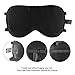 ipinkoo Natural Silk Sleep Mask - Super Smooth and Soft Eye Mask with Double Adjustable Strap - Blocks Light When You Nap Any Position,Blindfold Eyeshade for Men Women,Sleeping Aid,Meditation