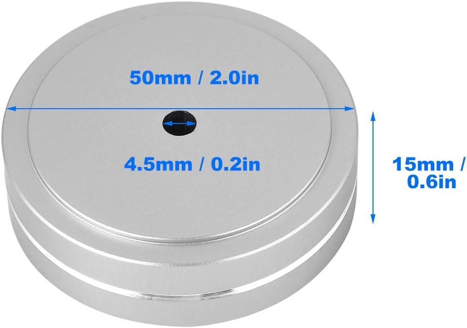 Neufday Feet Pad,Aluminum Alloy Audio Amplifier Feet Pad Speaker HiFi