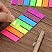 4200 Pieces Flag Tabs Colored Page Markers Sticky Index Tabs Neon Note Tabs Page Flags, 30 Sets 7 Colors
