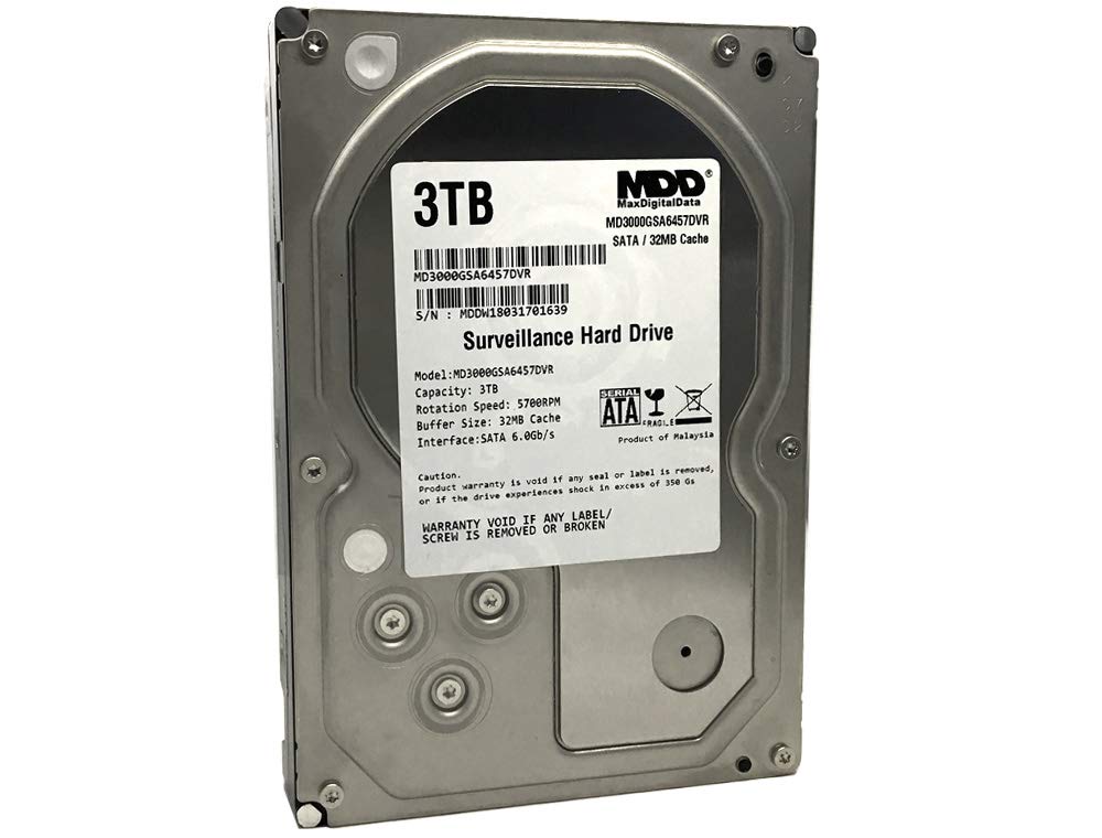 MaxDigitalData 3TB 32MB Cache 5700PM SATA 6.0Gb/s 3.5