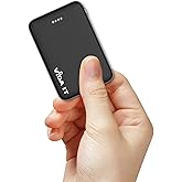 Vida IT 5000mAh Mini Power Bank Small Portable Charger for Heated Vest Jacket Battery Pack for iPhone Samsung Cell Phone with Dual USB Output, Lightweight Rechargeable Power Pack 5V 2.1A for Travel