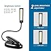Book Reading Light, iMagitek Portable Clip On Book Reading Cob Light Lamp for Night Bookworms (Battery Operated)