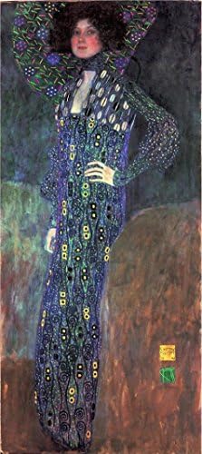 The High Quality Polyster Canvas Of Oil Painting 'Bildnis Emilie Floege, 1902' ,size: 16x36 Inch / 41x91 Cm ,this High Definition Art Decorative Canvas Prints Is Fit For Foyer Decoration And Home Decor And Gifts