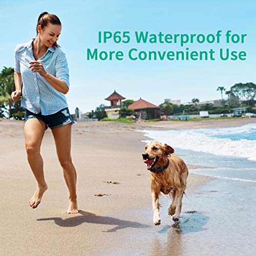 pueikai Dog Bark Collar, Dog Training Collar with Beep/Vibration/Shock Modes, Rechargeable Waterproof Anti-bark Collar with Adjustable Sensitivity, Smart No Bark Collar for Small Medium Large Dogs