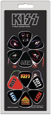 Kiss Rock Portraits Logos Plectrums Official Guitar Picks