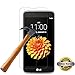 SOOYO 2.5D Round Edge Tempered Glass Screen Protector for LG K7 / LG Tribute 5, 1 Pack