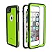 CellEver Waterproof Case for iPhone 8 / iPhone 7, 4.7-Inch, Waterproof IP68 Certified Shockproof Dirtproof Sandproof Snowproof Full Body Sealed Protective Cover KZ-C (Lime Green)