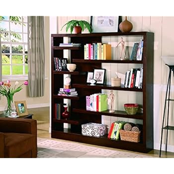 Amazon.com: Coaster Unique Design Bookcase/Book Shelf ...
