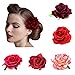 Ever Fairy Bride Women Rose Flower Wreath Crown Hairband Wedding Garland Elastic Headband Hair Accessories