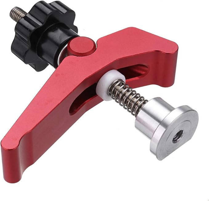 Aluminum Alloy Quick Acting Hold Down Clamp TSlot TTrack Clamp Set Woodworking Tool Durable