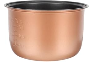 NAMOARLY 3L Aluminum Alloy Rice Cooker Inner Pot Replacement Liner Non-Stick Cooker Pot for Home Kitchen Cooking