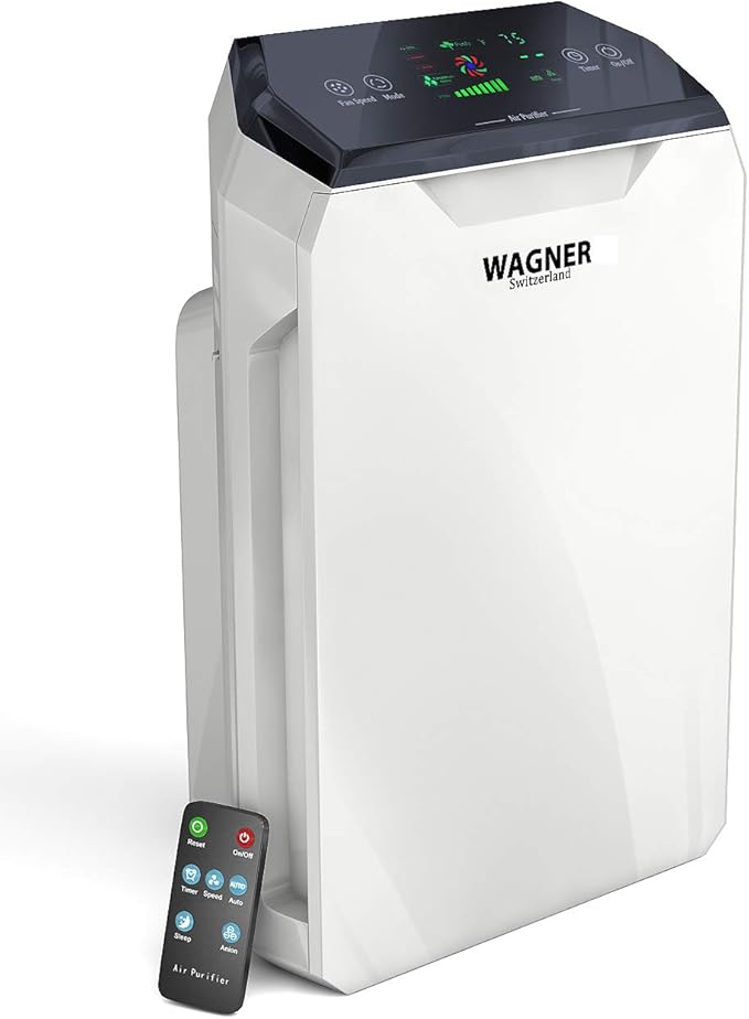 WAGNER Switzerland Premium Air Purifier H886, Swiss iSense Technology