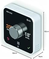 Hive Thermostat for Heating with Hub Black Chrome – Combi Boiler compatible view 8