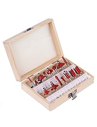yakamoz Juego de 15 piezas 1 4 "vastago carburo de