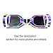 GameXcel Sticker for Hover Board - Skin for Self-Balancing Electric Scooter - Decal for Self Balance Mobility Longboard - Smart Protective Cover Vinyl Case for 2 Wheel Scooter Board