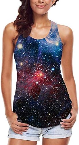 Women's Cool Design 3D Printed Sleeveless Racerback Tank Top Vest Shirts …