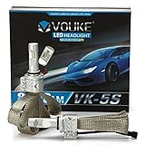 VK-5S 9006 8000LM LED Headlight Conversion Kit, Low beam headlamp, Fog Driving Light, Halogen Head light Replacement, 6500K Xenon White, 1 Pair