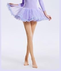 LUCKELF Girls Glitter Tights, Sparkle