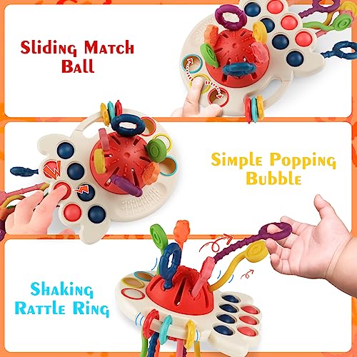 thumbnail image 2 of Engage Babies With Montessori Sensory Teething Toy 0-12 Months 2 of 9