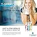 T-SPRAY Cosmetic Teeth & Breath Spray - FDA Approved - Say No To Stains, Yellow Teeth, Cavities, Bacteria & Gum Disease, Sensitive Teeth And Bad Breath - Cool Mint / 1.01 o.z./ 30ml