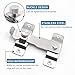 Flip Door Latch, 4.3 inch Stainless Steel Sliding Bolt Safety Gate Lock for Barn Warehouse Fense Garden Cabinet, Brushed Finish, 2 Pack