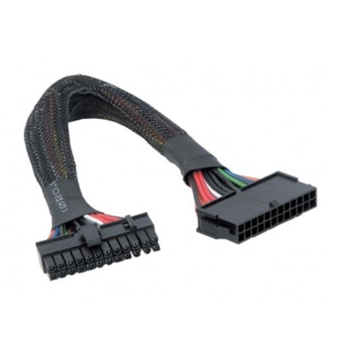 Akasa 24pin PSU Cable Extension | Power Cable | Splits 20+4 Pin | 30cm | AK-CB24-24-EXT