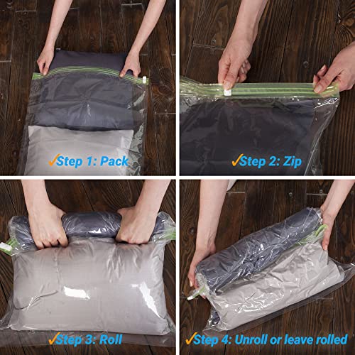 The Chestnut 8 Travel Space Saver Bags - No Vacuum or Pump photo 12