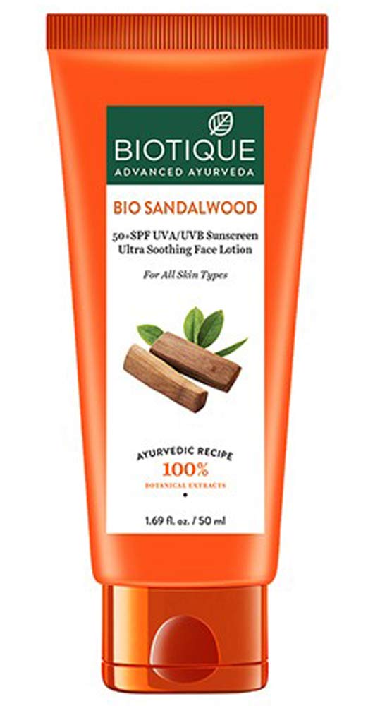 Bio Sandalwood Face and Body Sun Cream SPF 50 UVA/UVB Sunscreen