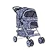 BestPet 4-Wheel Pet Stroller, Classic Zebra