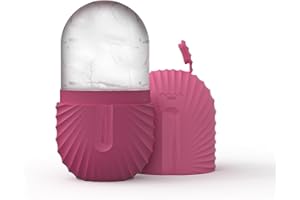 NOVOVIDA Ice Roller for Face, Ice Cube Facial Roller Massager (De-Puff Eye Bags,Reduce Migraine Pain) Reusable Silicone Face/Neck Ice Mold for Naturally Skin Care, Ideal Gift for The Special Women You Love