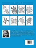 Image de Journal de coloration adulte: Anxiété (Illustrations de tortues, Chevron aquarelle) (French Edition)