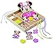 Melissa & Doug Disney Minnie Mouse Button-Match Wooden Lacing Set