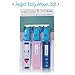 AlmaBaby Universal Safety Pacifier Clip Holders, Boys - Blue Nautical 3 Pack - First Year Gumdrop Clip. No Metal Parts