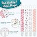 Yoofoss Pacifier Clips 4 Pack Baby Pacifier Holder for Girls Plastic Teething Clip Universal Holder Leash for Pacifiers Teething Toy and Soothie