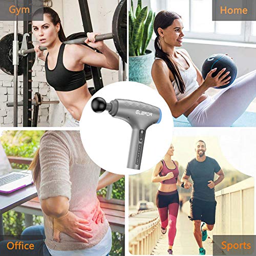 Elefor Massage Gun for Athletes Deep Tissue Massager，Muscle Percussion