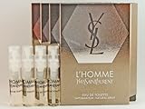 YSL YVES SAINT LAURENT L'HOMME COLOGNE GINGEMBRE EDT Vials (Lot of 4)
