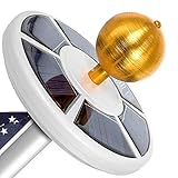 Solar Flag Pole Light, Lasts 2X Longer Than Competition, Super Bright Flag Pole Lights, 100% Flag Coverage, Fits Most Most Flag Poles, Flag Pole Lights Solar Powered, Bright Energy Saving LEDs - Vont