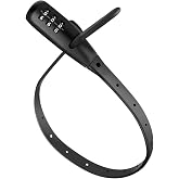 Adjustable Babyproof Lock, Easy Install on Cabinets, French Fridges, Baby Carriages, Kids&rsquo; Bikes, Helmet, Gates, Lock for Kids &amp; Adults - French Door, Versatile Safety Solution (1 Pack Black)