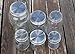 Polished Stainless Steel Storage Mason Jar Lids Caps with Silicone Seals (8Pack, Wide Mouth), Jar not Include. … …