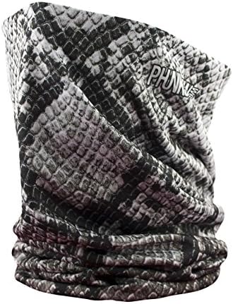 Phunkshun Wear Adult Thermal Neck Gaiter, Snake scales, One Size