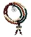 Four Color Wood Prayer Beads Wrap Bracelet with Removable Charm (Tree of Life)
