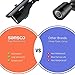 SANSCO 1/2.7 Inch Color CMOS 5mp HD CCTV Security Camera, IR Cut Day Night Vision, 3.6mm Wide Angle Lens, Weather Proof Metal Casing, Bullet
