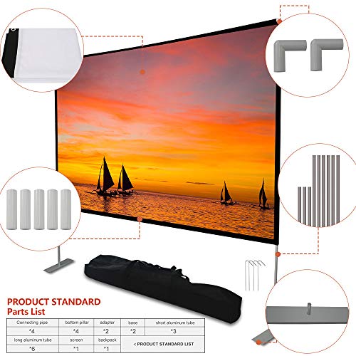 3 Portable+Projector+Screen+Stand+inch