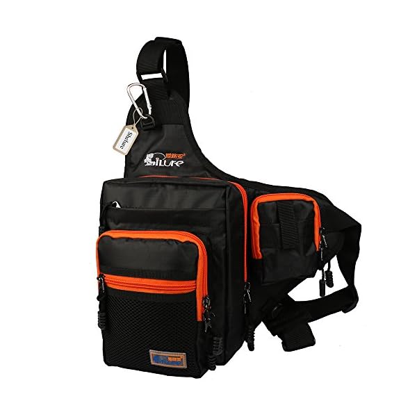 Shelure-Shoulder-Bag-Fishing-Tackle-Bag-Chest-Bag-Crossbody-Messenger-Sling-Bags-Outdoor-Sports-Hiking-Travel