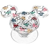 PopSockets Phone Grip with Expanding Kickstand, Adhesive Grip, Disney - PopOut Eardescent Holiday Lights Mick
