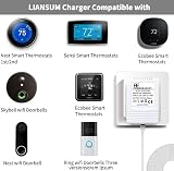 LIANSUM 24V 500mA C Wire Adapter for Smart Thermostats Doorbells Nest Ring view 2